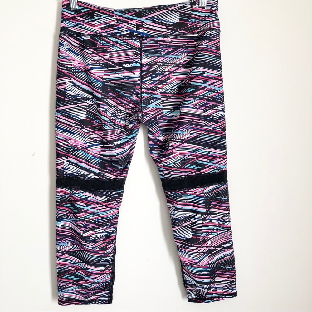 Fabletics Digital Static Print Zoey Capri Small - image 7
